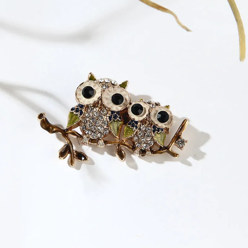 SB397 - Vintage Owl Brooch