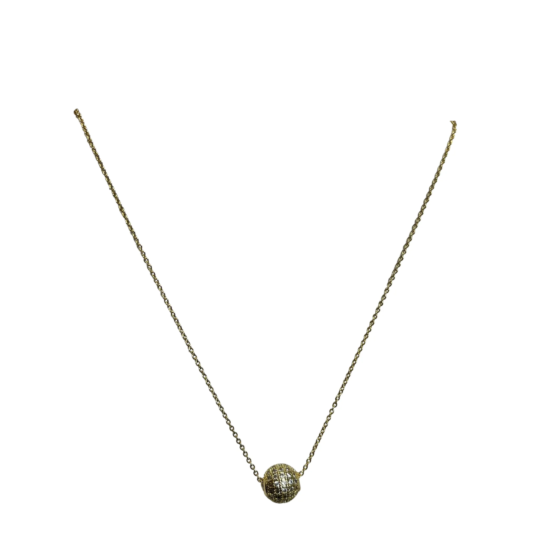 Single Ball Short Necklace