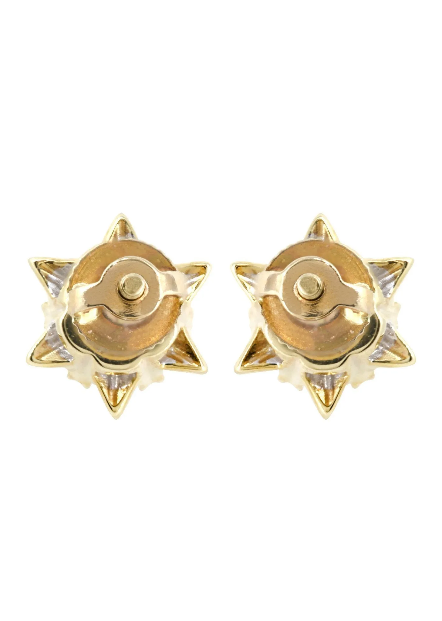 Stud Diamond Earrings For Men | 14K Yellow Gold | 0.59 Carats