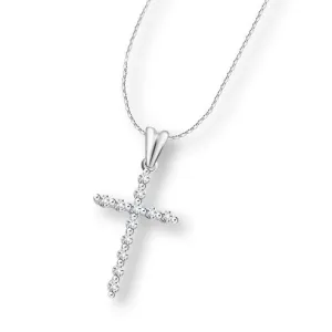 TAKA Jewellery Cresta Cross Diamond Pendant 18K