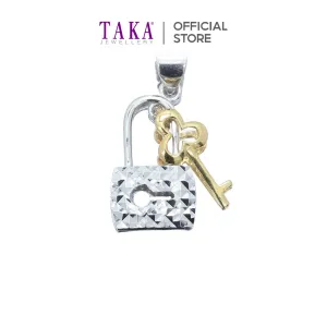 TAKA Jewellery Stellar Padlock Pendant 18K