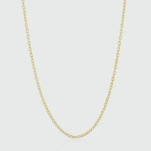 Victoria Yellow Gold Vermeil Trace Chain