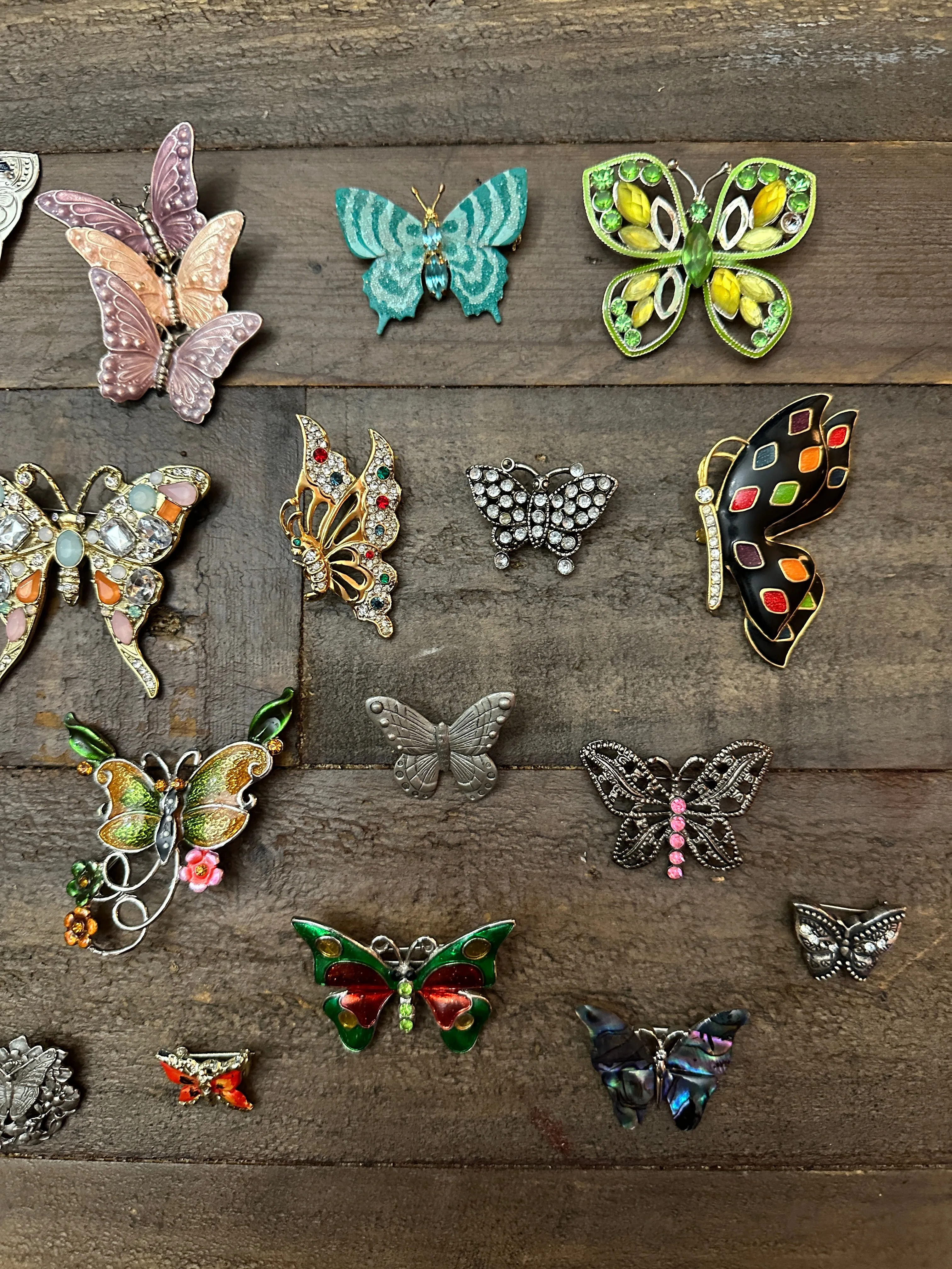 Vintage Butterfly Brooches & Pins