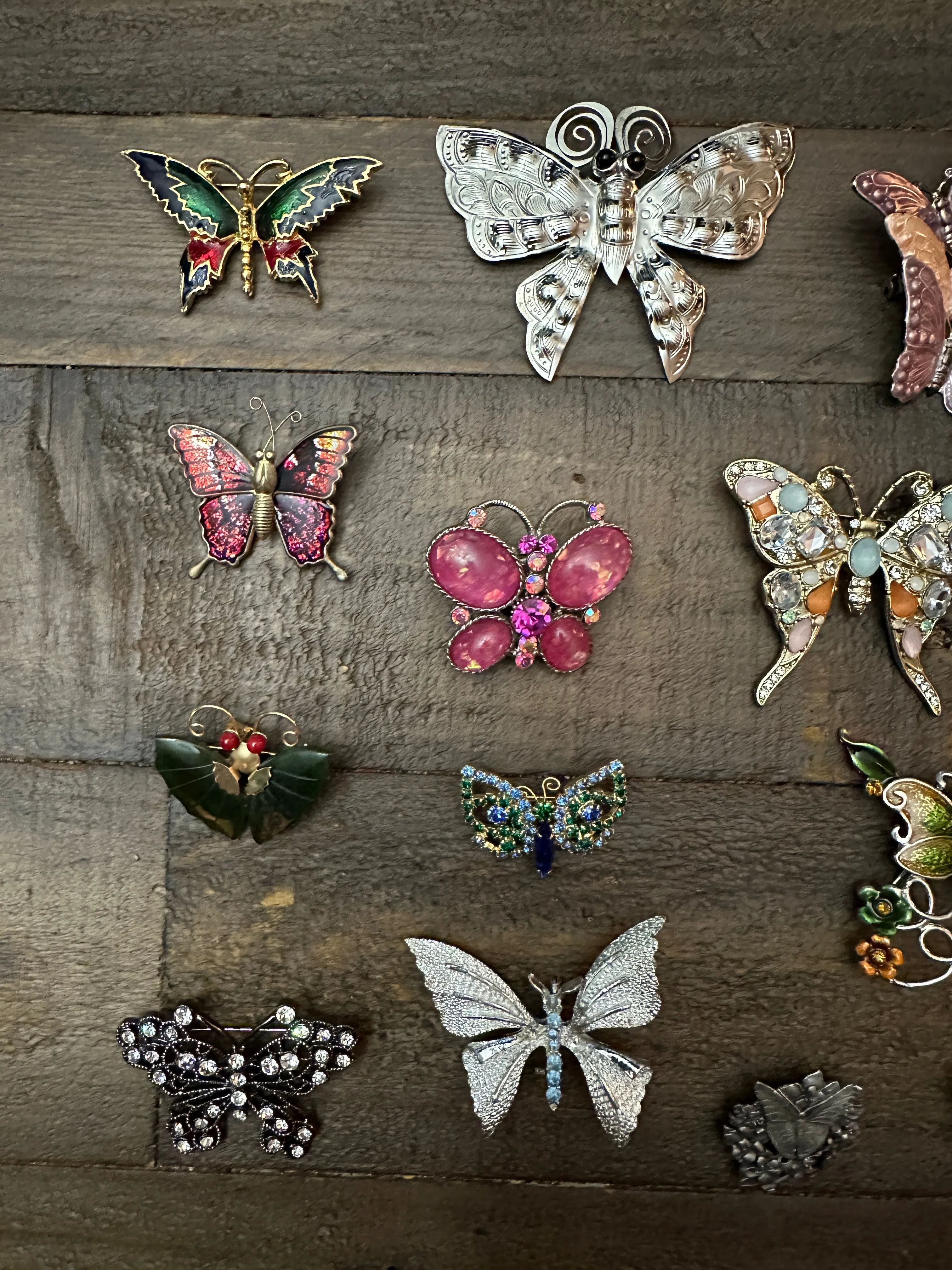 Vintage Butterfly Brooches & Pins