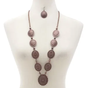 Western Oval Beaded Neckalce