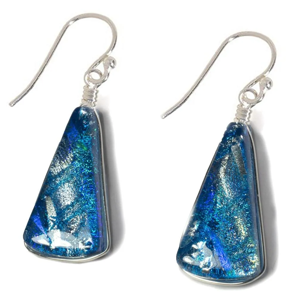 Window Waterfalls Earrings (Sea Blue) by Nickel Smart®