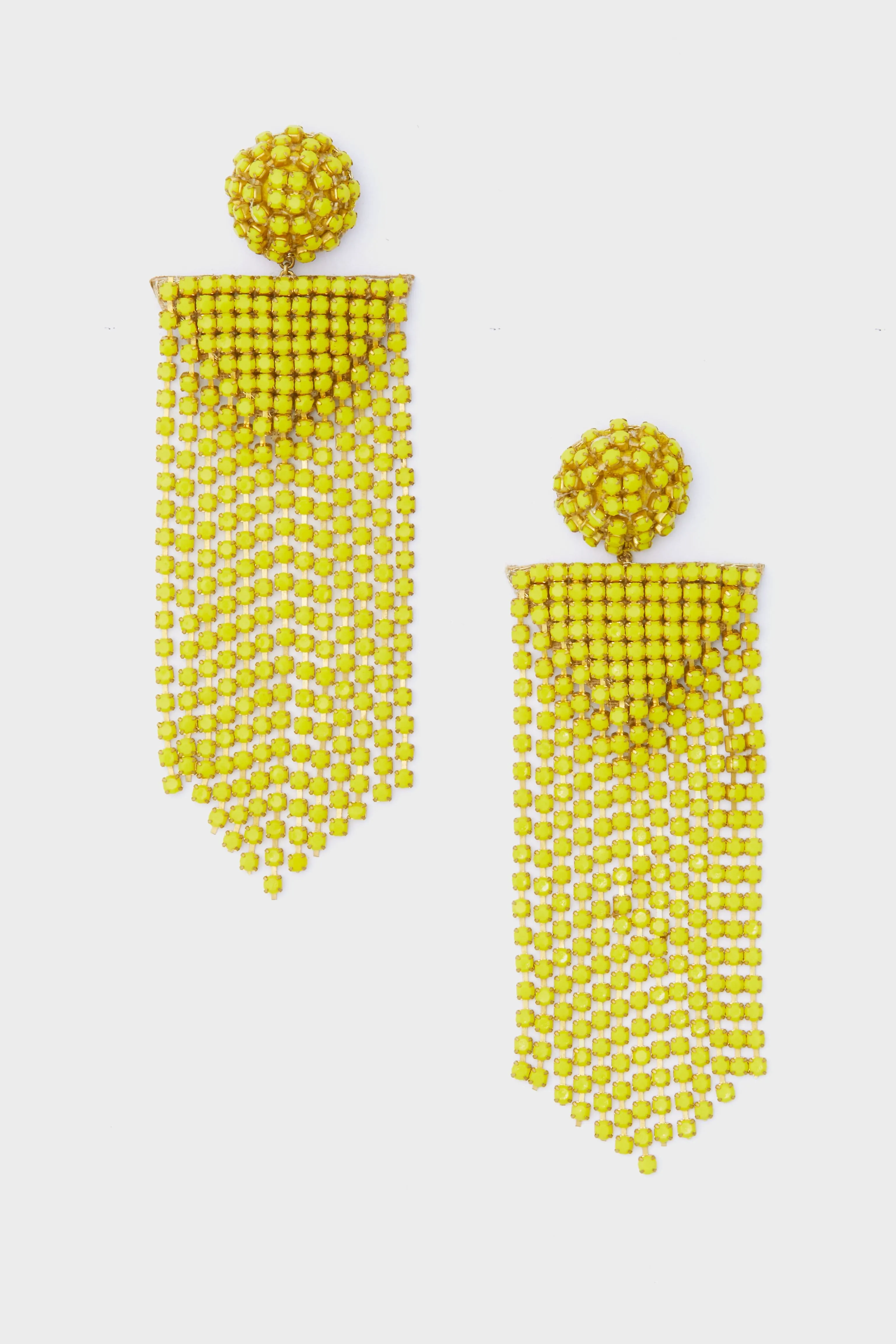 Yellow Fanning Earrings