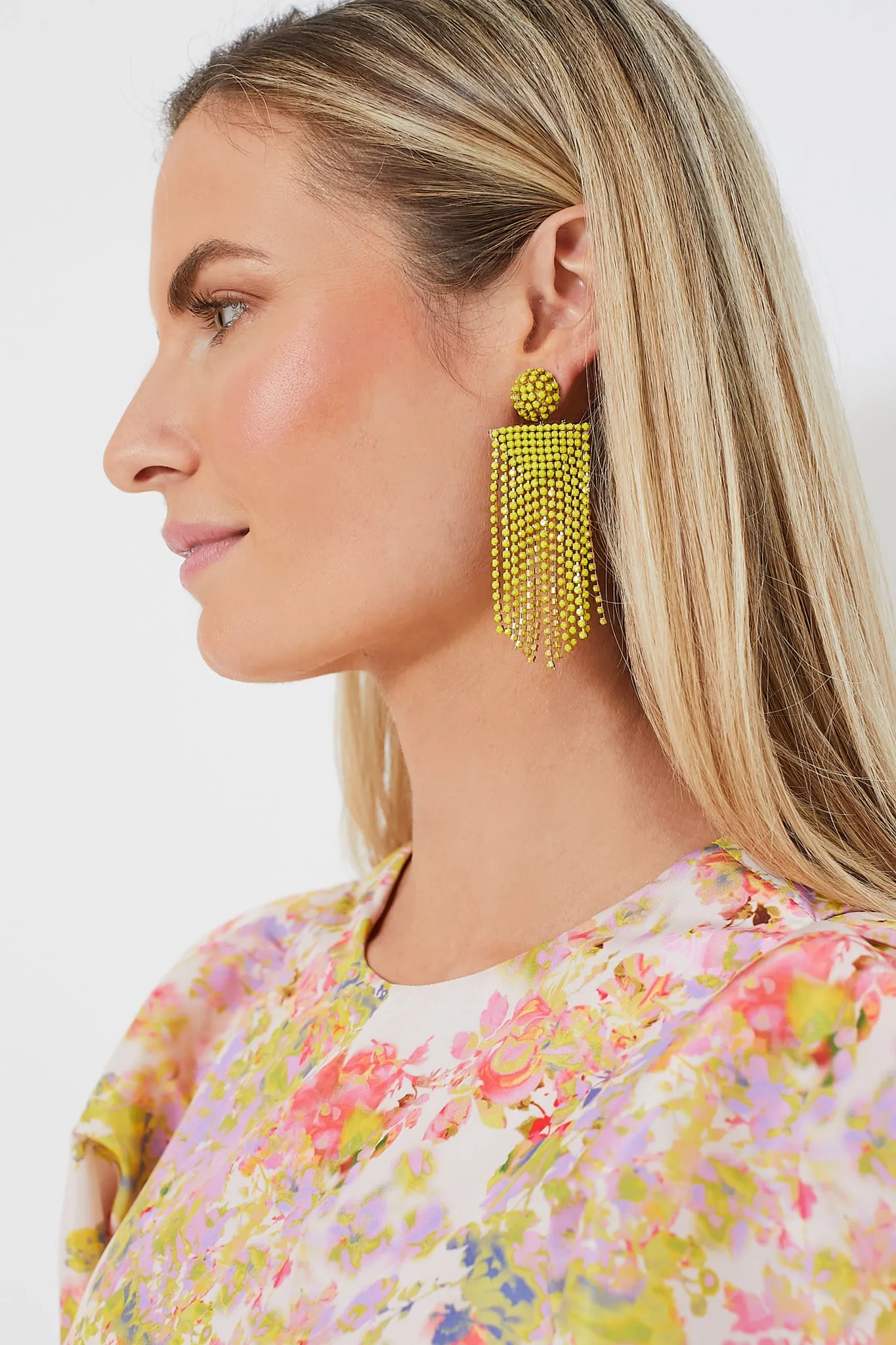 Yellow Fanning Earrings