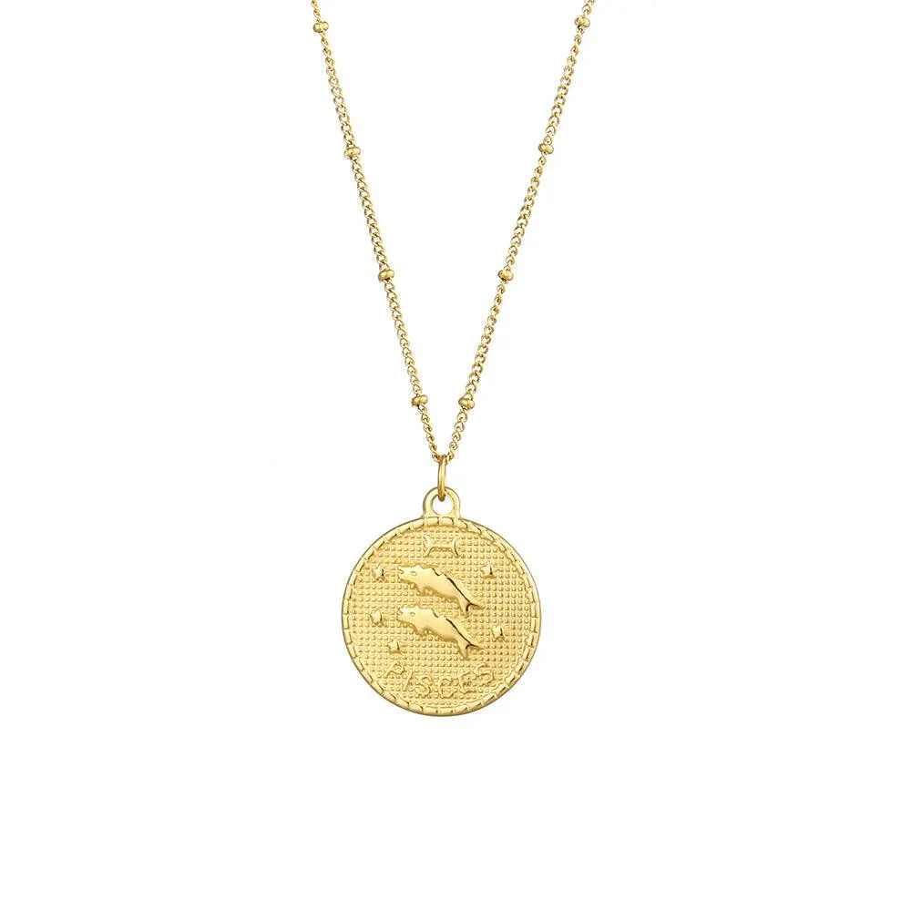 Zodiac Medallion Necklaces