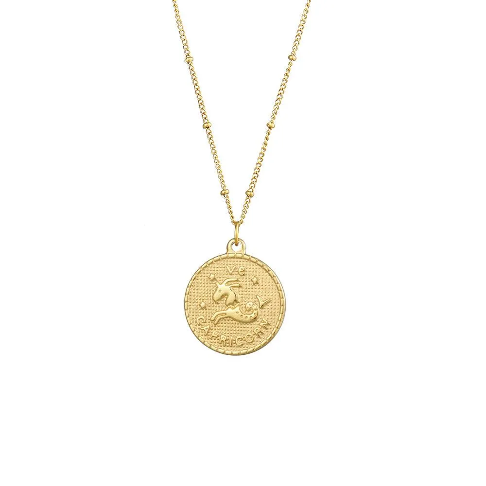 Zodiac Medallion Necklaces