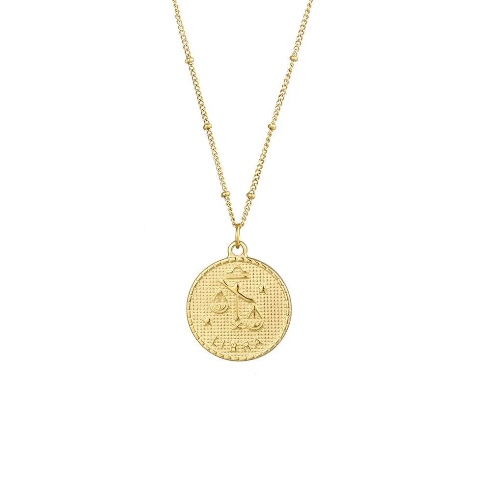 Zodiac Medallion Necklaces